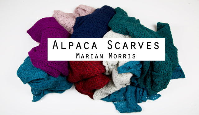 Alpaca Scarves by Marian Morris