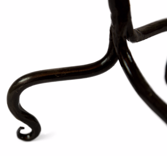 Iron Hand Forged Candle Holder by Peter Cassidy