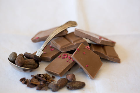 Raspberry Crisp Chocolate Shards by Glaslough Chocolates