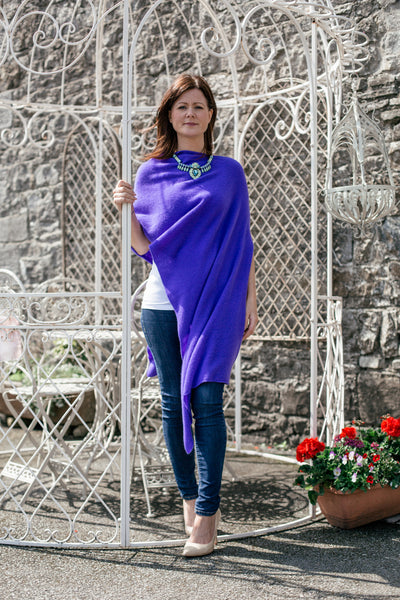 The Multiway Sara Shawl by Janet Byrne Knitwear