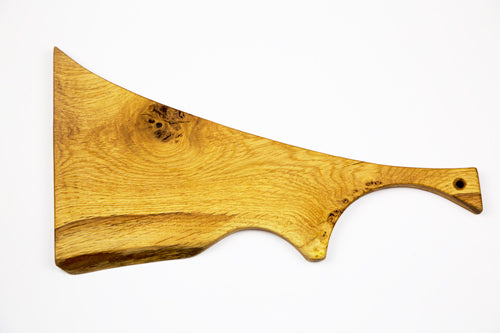 Burr Oak Chopping Board by Dernacoo Crafts