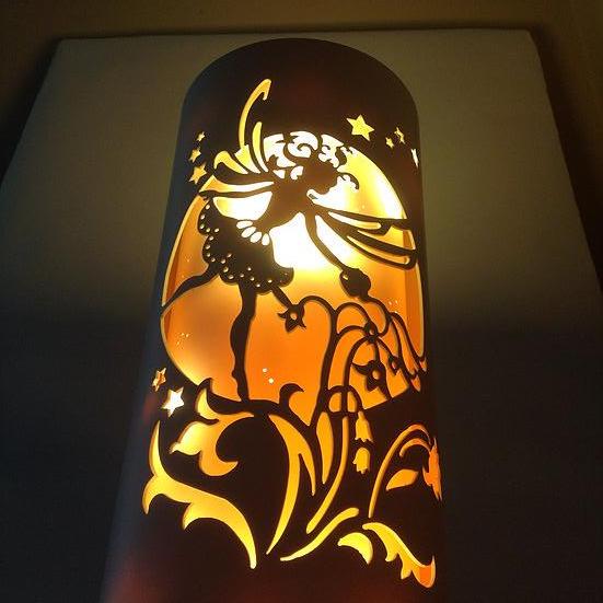 Handcrafted Flower Fairy Night Light (Color Changing Option) by Tique Lights