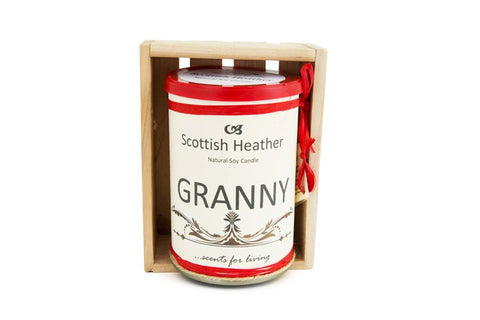 Granny Personalised Gift Candle by Enjoy Candles