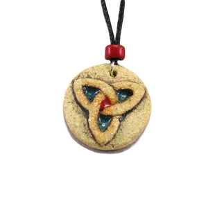 Trinity Celtic Knot Pendant by Michelle Butler Ceramics