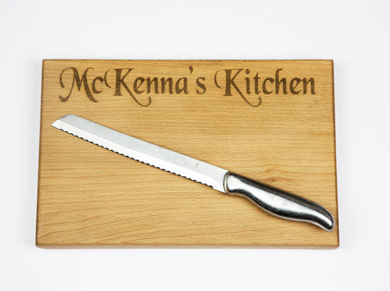 Personalised Kitchen Chopping Board by Dernacoo Crafts