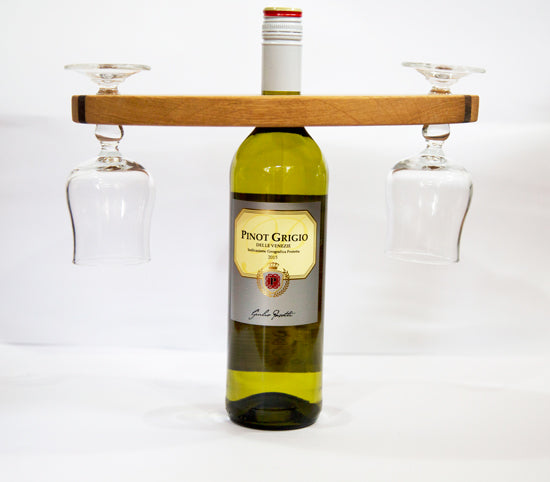 Wine Glass & Bottle Holder by Dernacoo Crafts