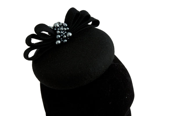 Audrey - Wedding Hat Fascinator by Anita McKenna Designs