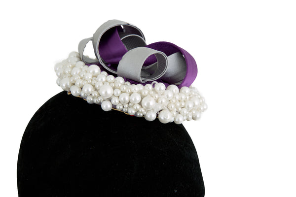 Caitlin - Wedding Hat Fascinator by Anita McKenna Designs