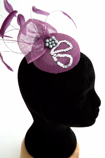 Sophie - Wedding Hat Fascinator by Anita McKenna Designs