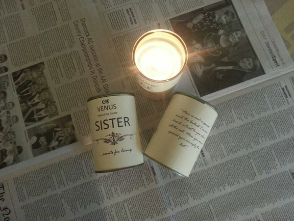 Sister Personalised Gift Candle by Enjoy Candles