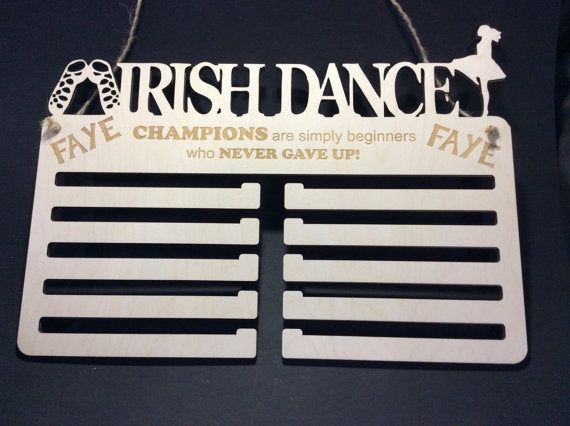 Dancing Medal Display by Monson Irish Jewelry