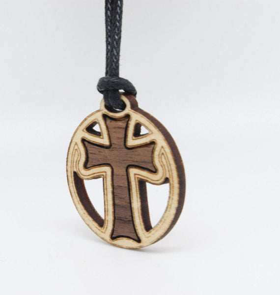 Round Cross Pendant by Monson Irish Jewelry